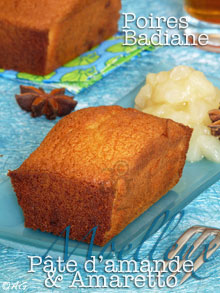 moelleux à la pâte d'amande