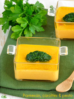 creme au parmesan et carotte