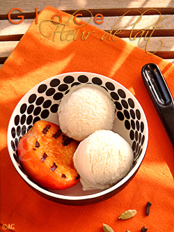 glace fleur de lait aux épices