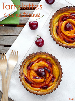 tartelettes aux nectarines