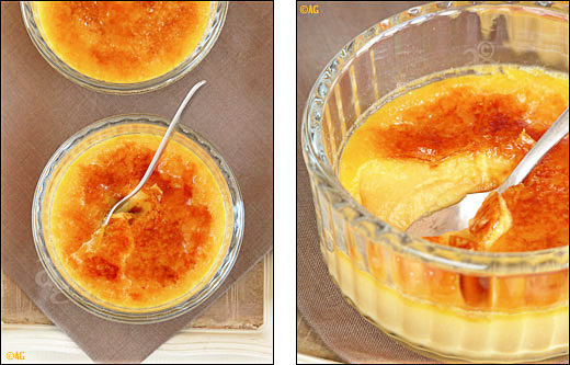 Crème brulée à la courge Butternut & zestes d’orange