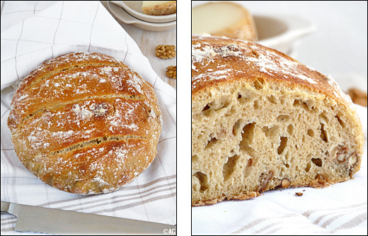Pain sans pétrissage, cuit en cocotte