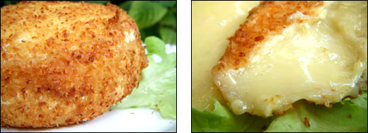 Camembert crousticoulant entier & pané à la noix de coco … un must pour les amateurs de coulant !