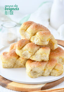 Beignets au four ultra-moelleux imbibés d’un sirop à l’orange et à la fleur d’oranger